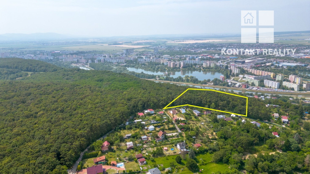 Pozemok 5862 m2 - lesnatý porast Košice - Vyšné Opátske