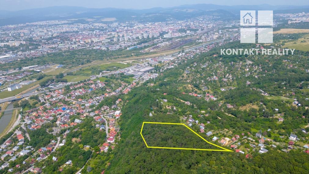 Pozemok 5862 m2 - lesnatý porast Košice - Vyšné Opátske