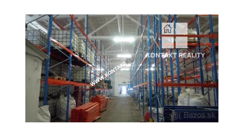 Výrobné priestory, sklad 1944 m2, Textilná, Nad Jazerom