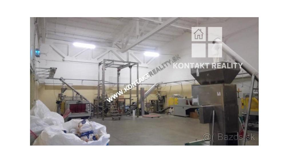 Výrobné priestory, sklad 1944 m2, Textilná, Nad Jazerom