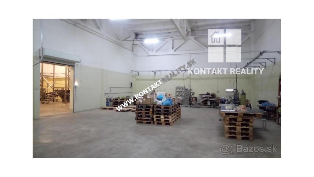 Výrobné priestory, sklad 1944 m2, Textilná, Nad Jazerom