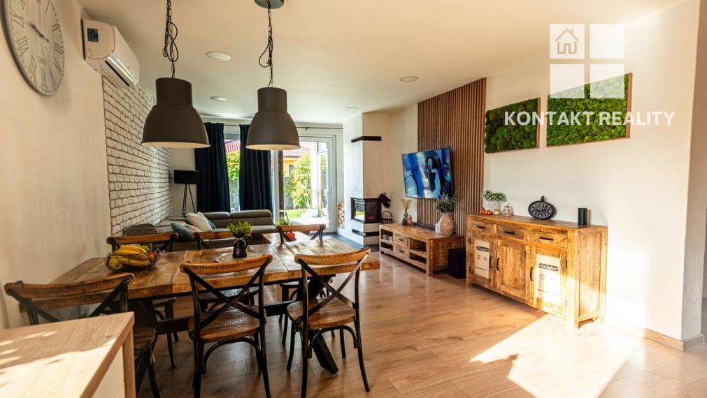 Rezervované.... Pekný tehlový 4 izb. RD - bungalov, zimná terasa, Geča, blízko Košíc 