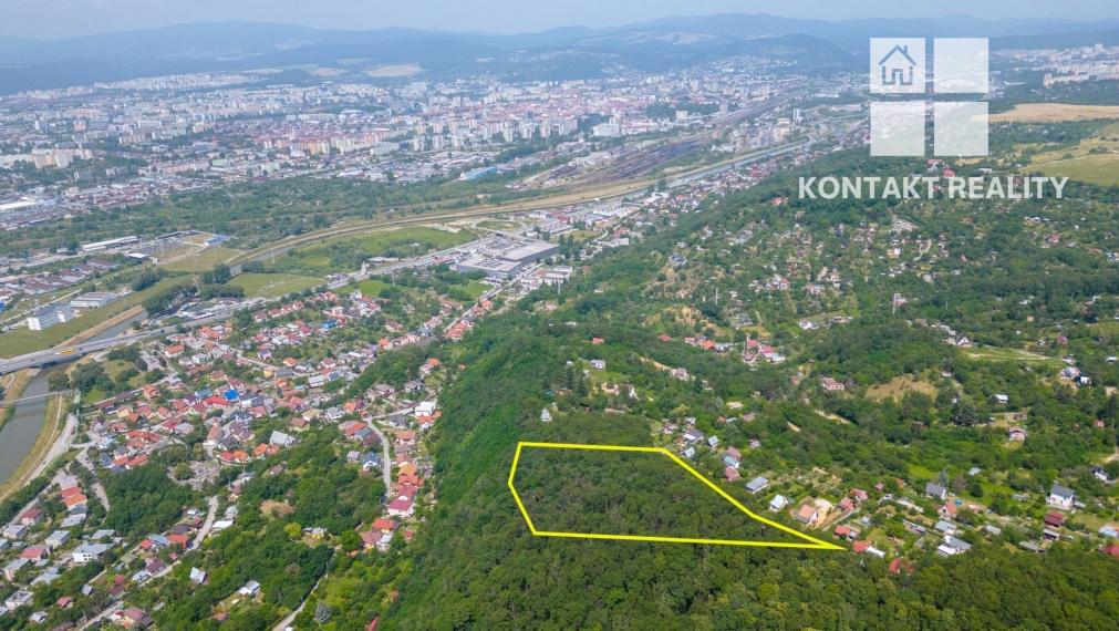 Pozemok 5862 m2 - lesnatý porast Košice - Vyšné Opátske