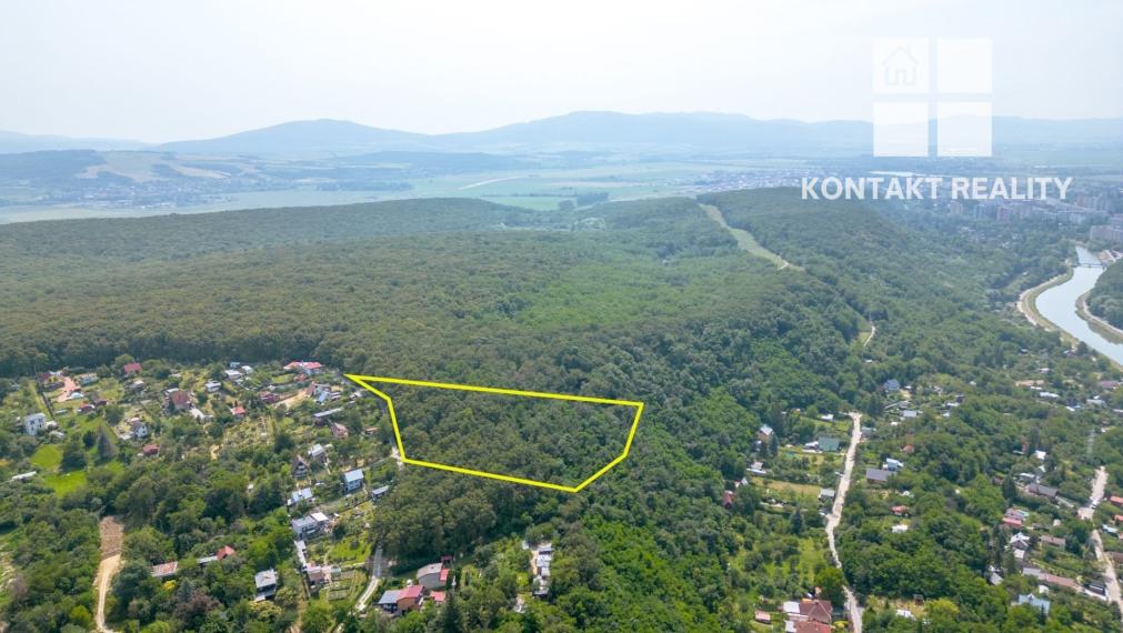 Pozemok 5862 m2 - lesnatý porast Košice - Vyšné Opátske