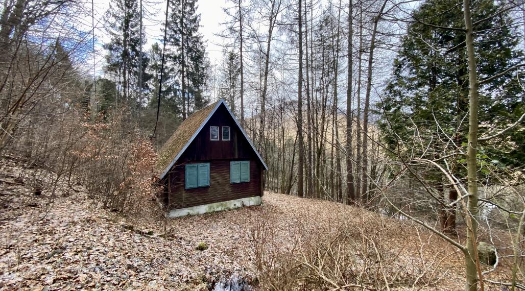 Chata - pozemok v lese, lokalita Košická Belá - Ružín smer Opátka