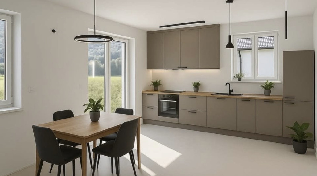 Rodinný dom - bungalov  106 m2 neďaleko Košíc, obec Ruskov, novostavba