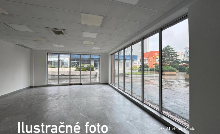 Obchodný priestor o výmere 395 m2 s výkladom, MČ Sever