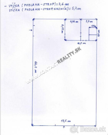 Skladový pr. s rampou 1152 m2, Textilná, Nad Jazerom - fotografia 1