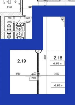 Kancelária 44 m2 ul. Mlynská, Centrum  Staré mesto - fotografia 5